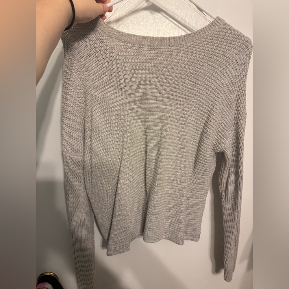 Hollister Light Gray Women's Sweater